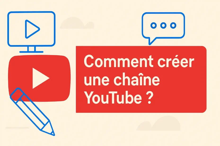 comment cryer une chayne youtube