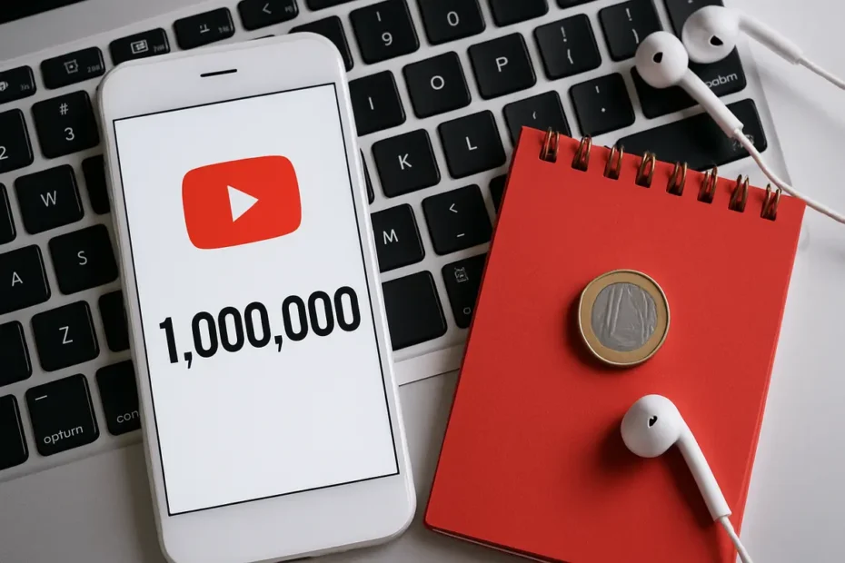 combien d euros pour 1 million de vues sur youtube